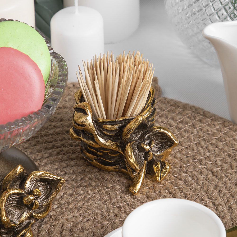 Держатель для зубочисток Орхидея Ликаста