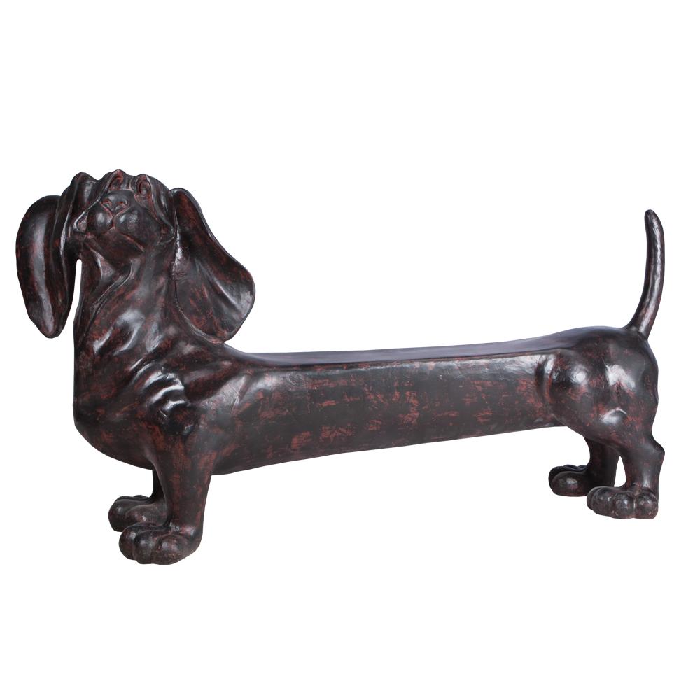 Садовая скамейка Такса Клякса средняя - левосторонняя