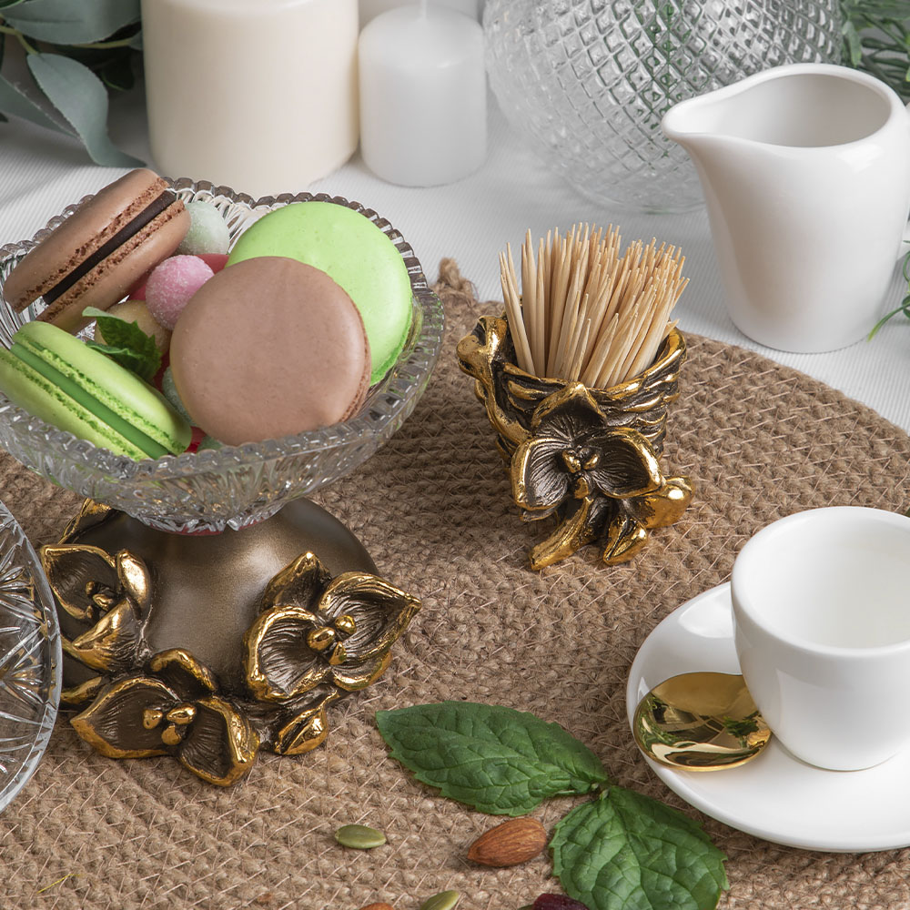 Держатель для зубочисток Орхидея Ликаста