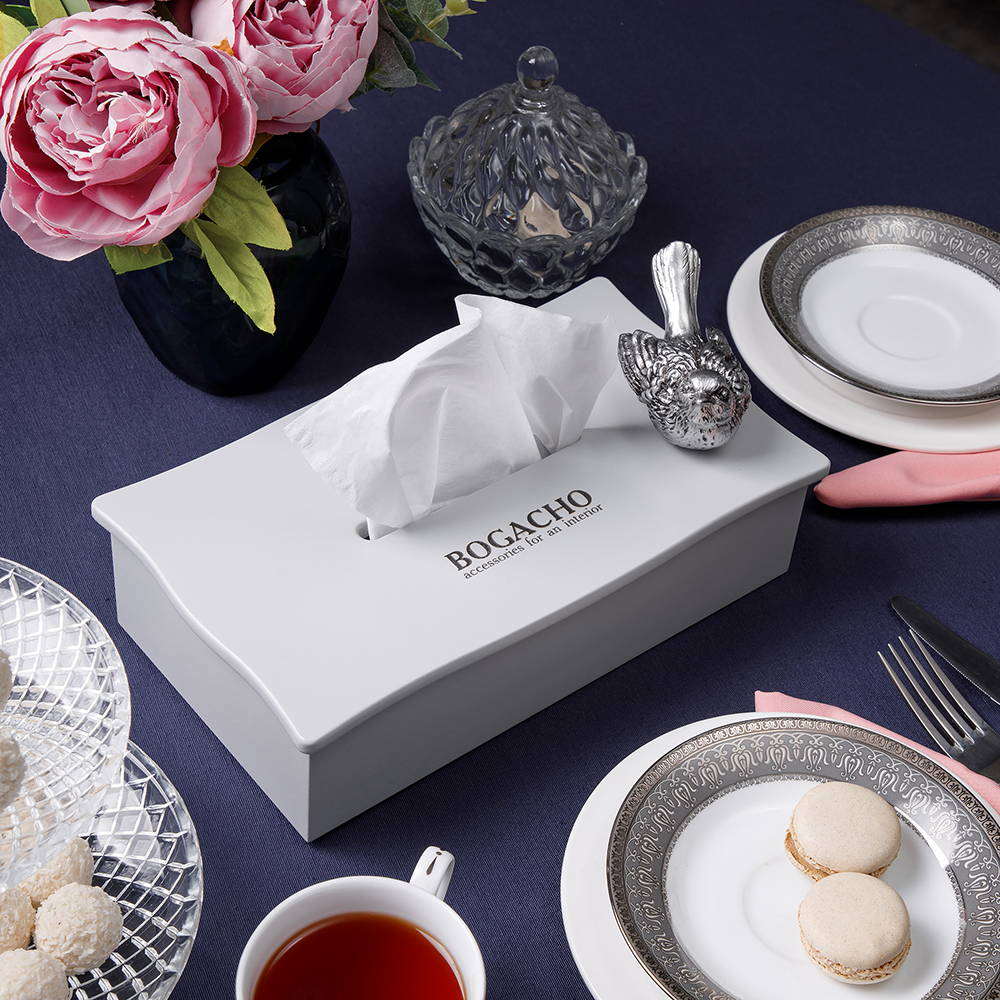 Декоративный держатель для салфеток с Птичкой