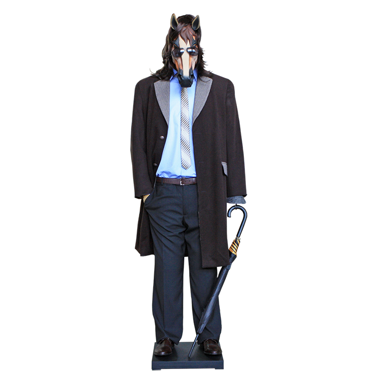 Ростовая кукла Конь в пальто 