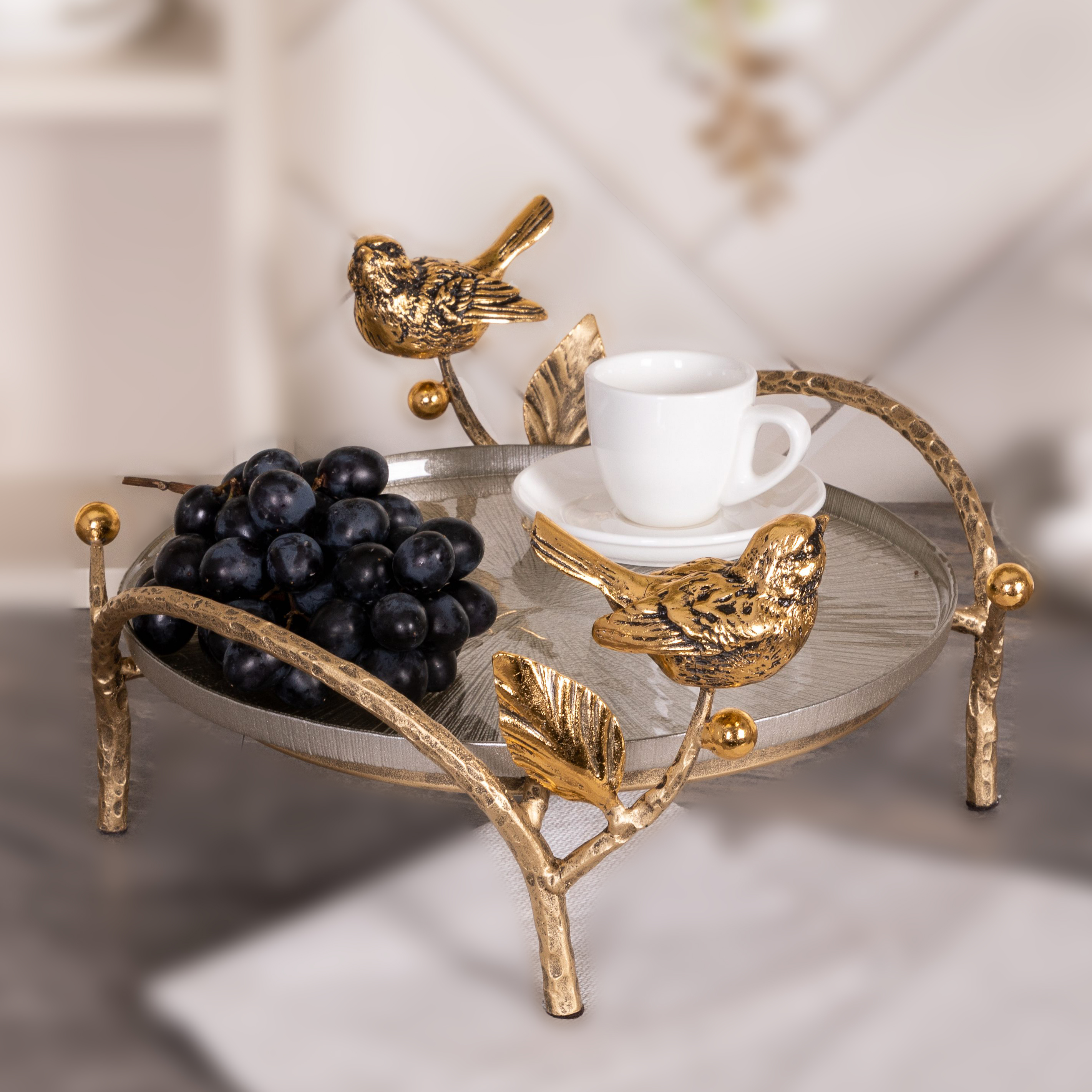 Поднос фруктовница-конфетница Атмосфера